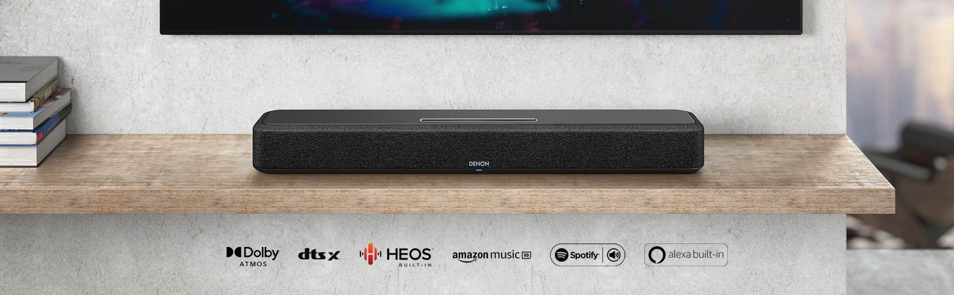 Denon Home Sound Bar 550 | HEOS Built-inサウンドバー | Denon公式